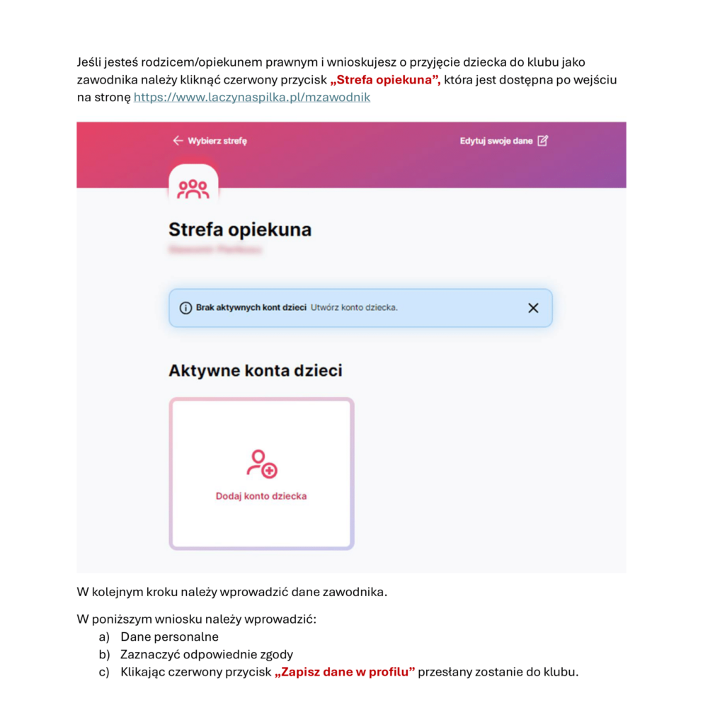 Instrukcja rejestracji w mZawodnik — strona 3